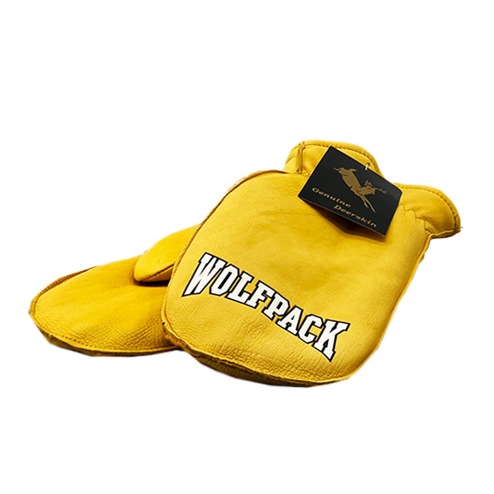 WOLFPACK Deerskin Chopper Mitten - Tan-Accessories-Advanced Sportswear
