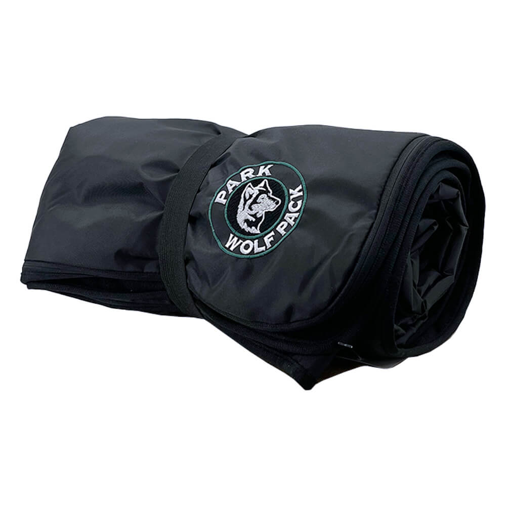 Park Wolfpack Fleece & Poly Travel Blanket-Blankets-Advanced Sportswear