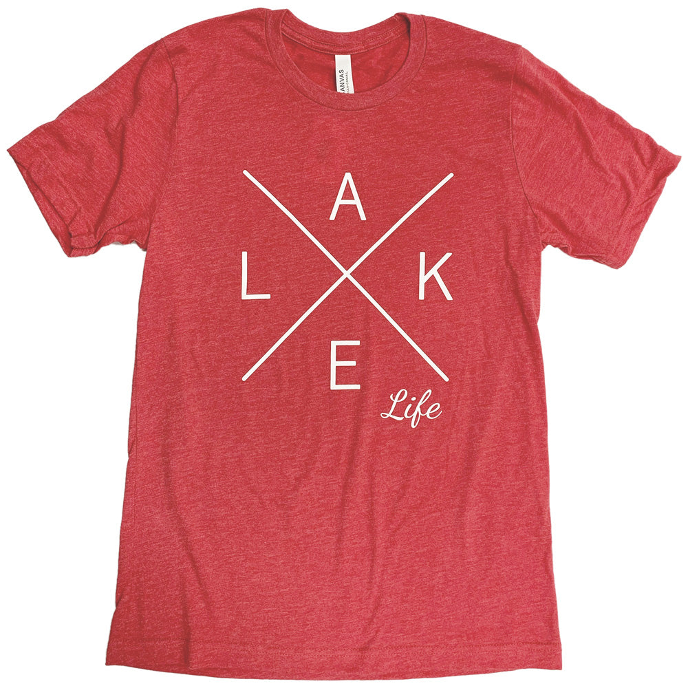 LAKE LIFE BELLA+CANVAS ® Unisex Heather CVC Short Sleeve Tee-TShirts-Advanced Sportswear