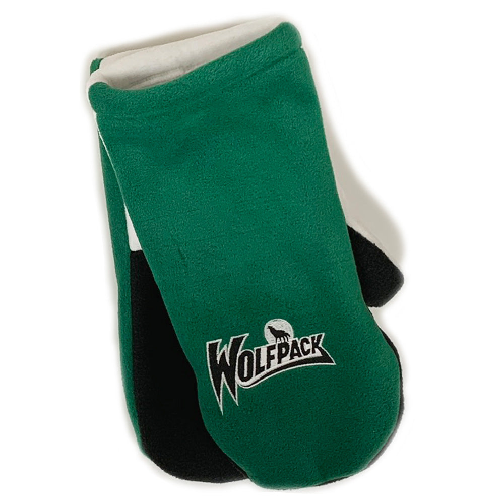 WOLFPACK DOUBLE LAYER POLAR FLEECE MITTENS-Accessories-Advanced Sportswear