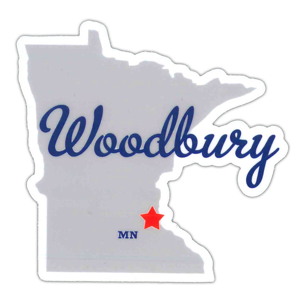 WOODBURY MN VINYL STICKER-Stickers-Advanced Sportswear