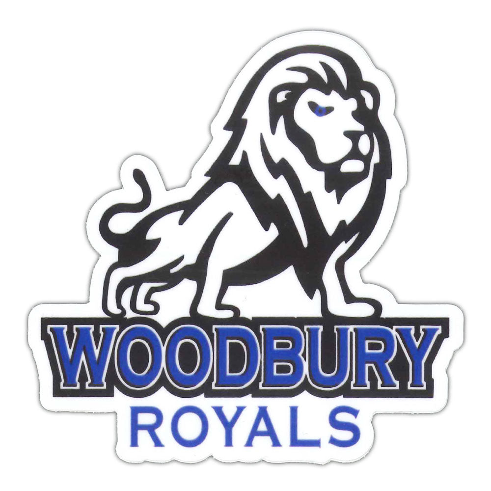WOODBURY ROYALS VINYL STICKER-Stickers-Advanced Sportswear