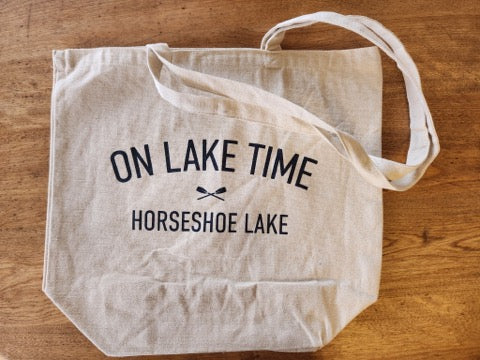 Tower House On The Lake Tote Bags-Bags-Advanced Sportswear