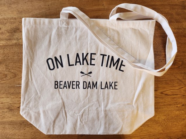 Tower House On The Lake Tote Bags-Bags-Advanced Sportswear