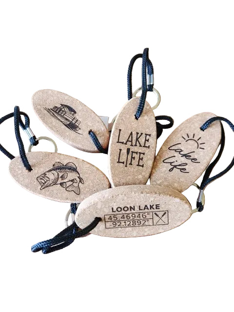 Tower House Loon Lake Cork Keychain-Accessories-Advanced Sportswear