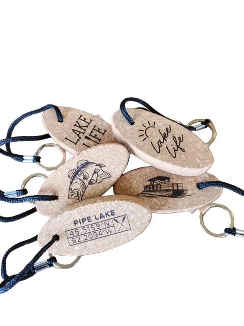 Tower House Pipe Lake Cork Keychain-Accessories-Advanced Sportswear
