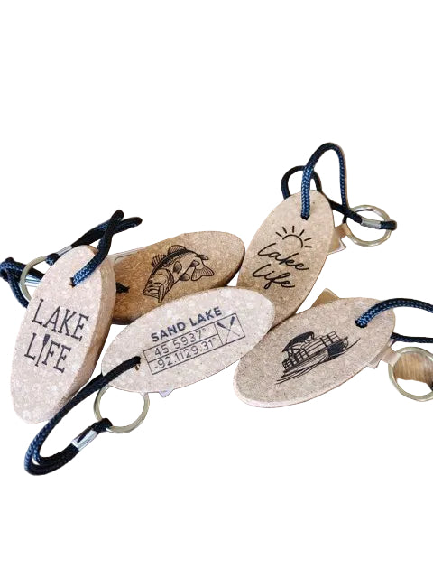 Tower House Sand Lake Cork Keychain-Accessories-Advanced Sportswear
