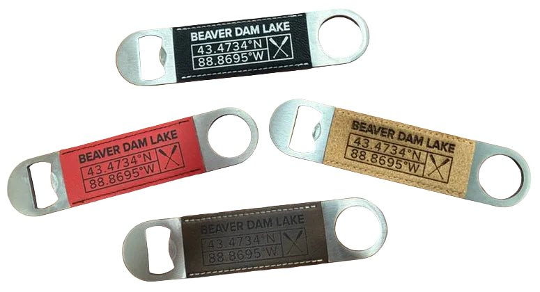 Tower House Lake Leather Bottle Opener-Advanced Sportswear