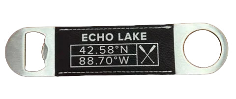 Tower House Lake Leather Bottle Opener-Advanced Sportswear