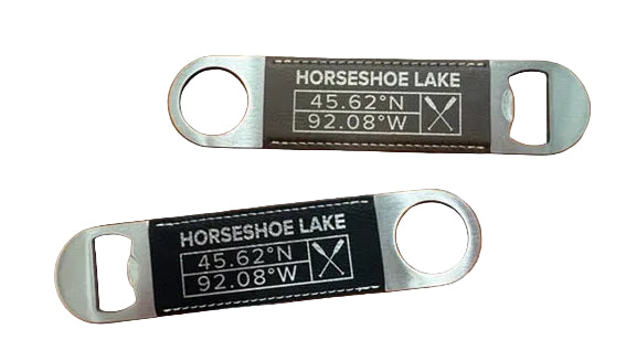 Tower House Lake Leather Bottle Opener-Advanced Sportswear