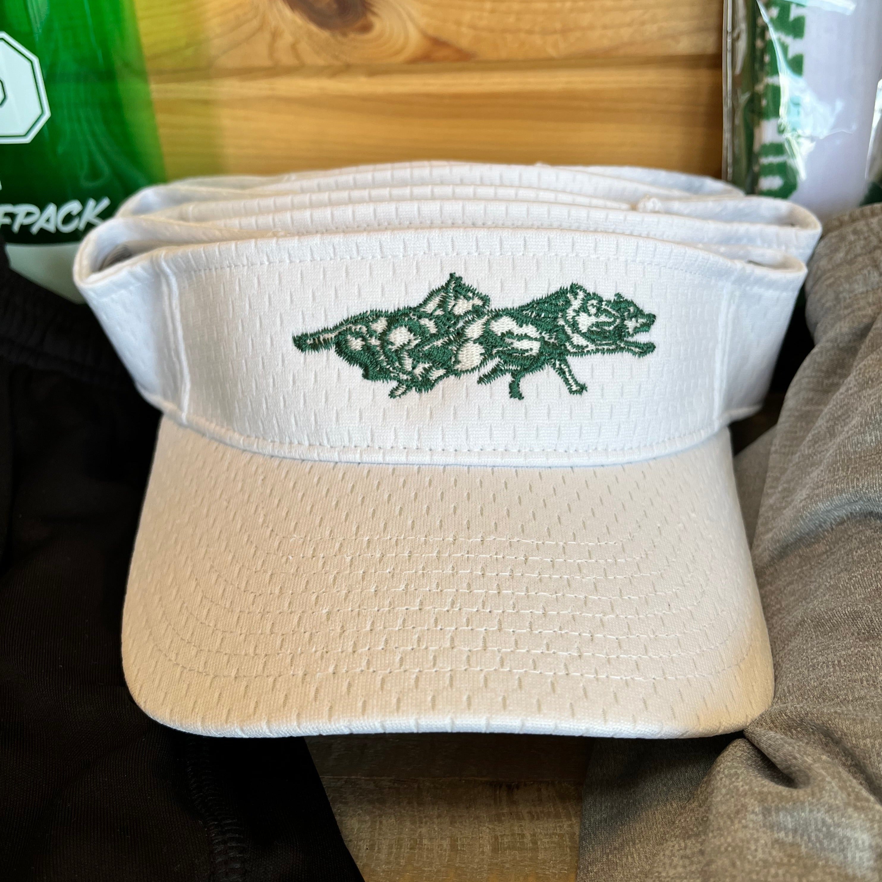 RUNNING WOLFPACK RICHARDSON VISOR-Hats-Advanced Sportswear