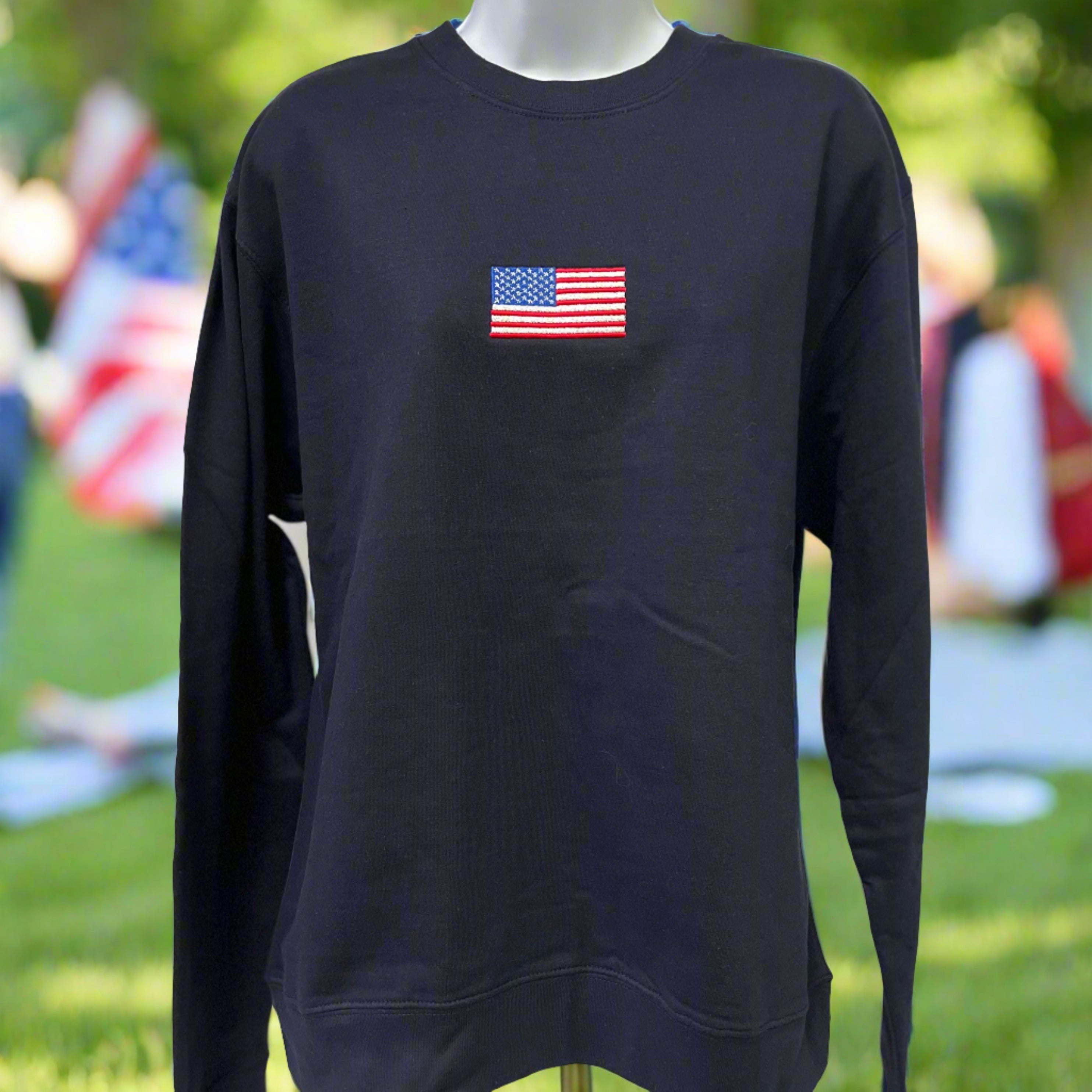 FLAG Independent Crewneck-Crew Necks-Advanced Sportswear