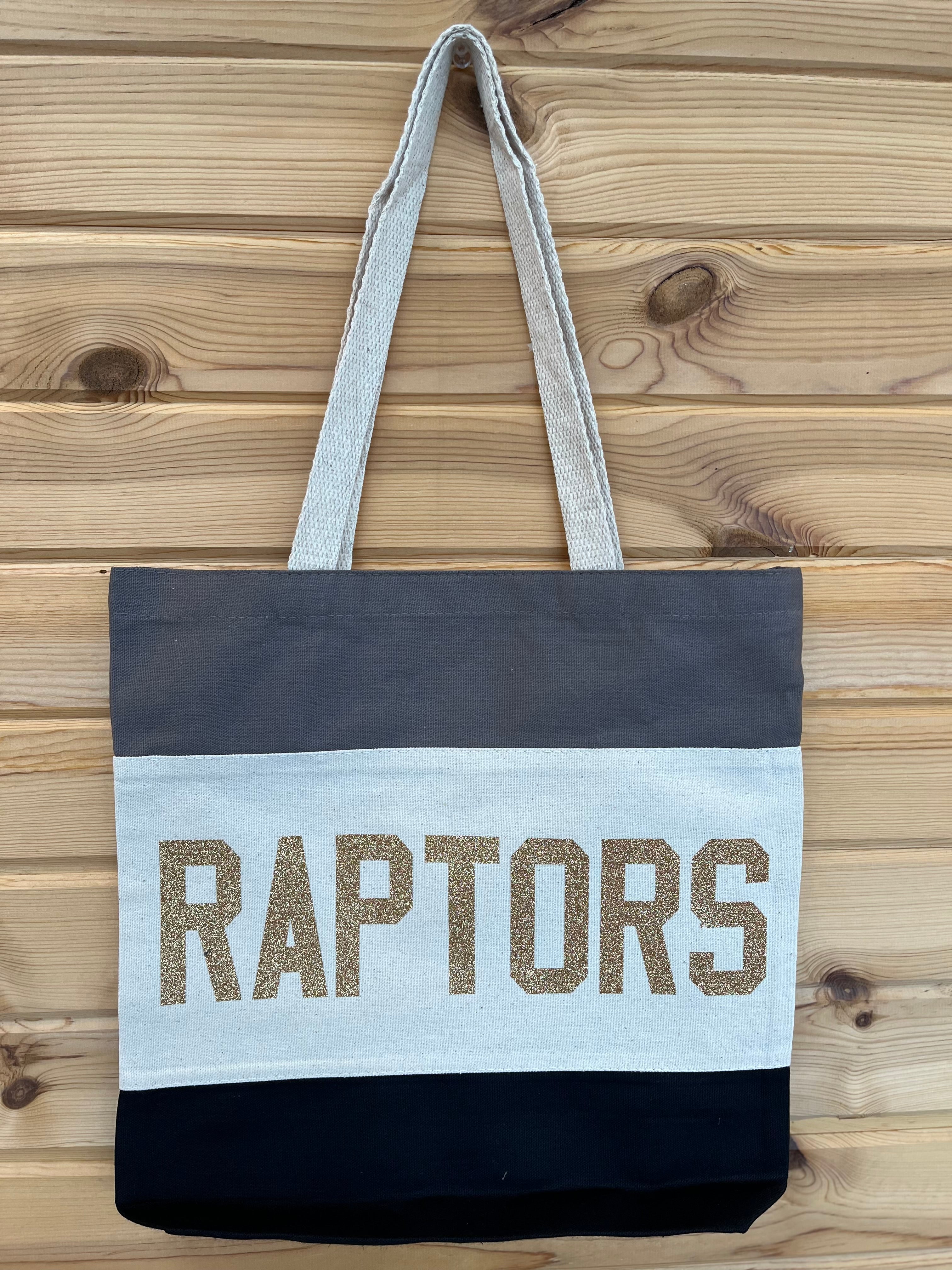 RAPTORS TRI COLOR CANVAS BAG-Bags-Advanced Sportswear