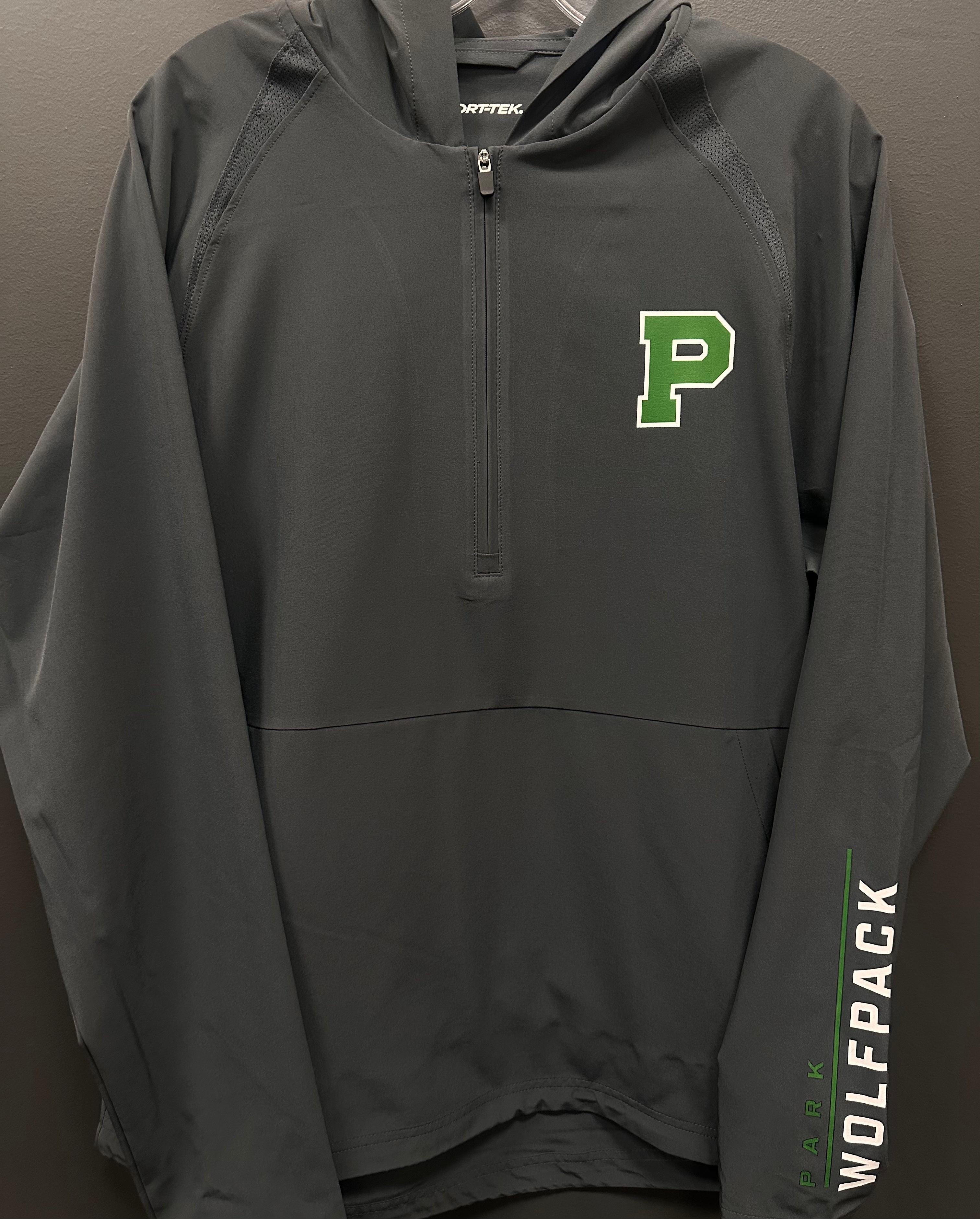Park Wolfpack 1/2-Zip Long Sleeve Hooded Jacket-Pullover-Advanced Sportswear