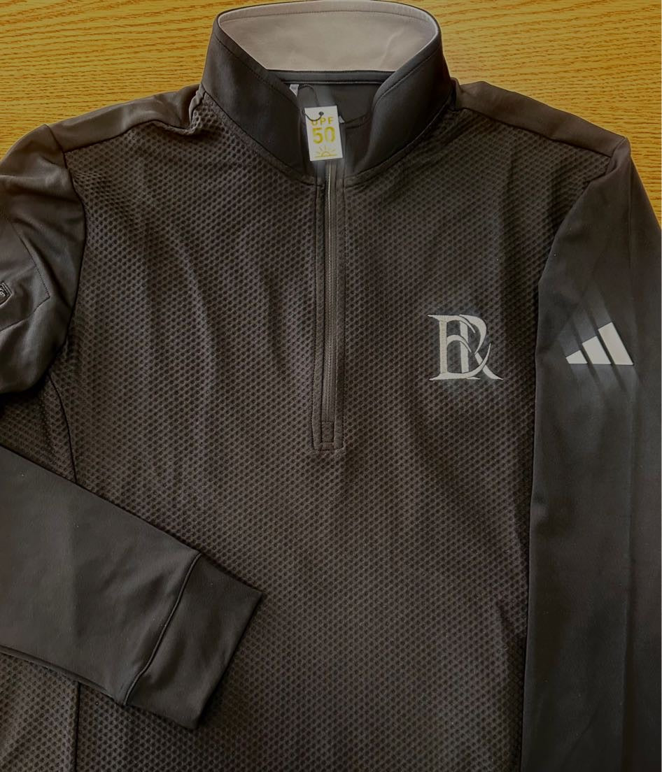 East Ridge Black 1/4 Golf Sweatshirt-Advanced Sportswear