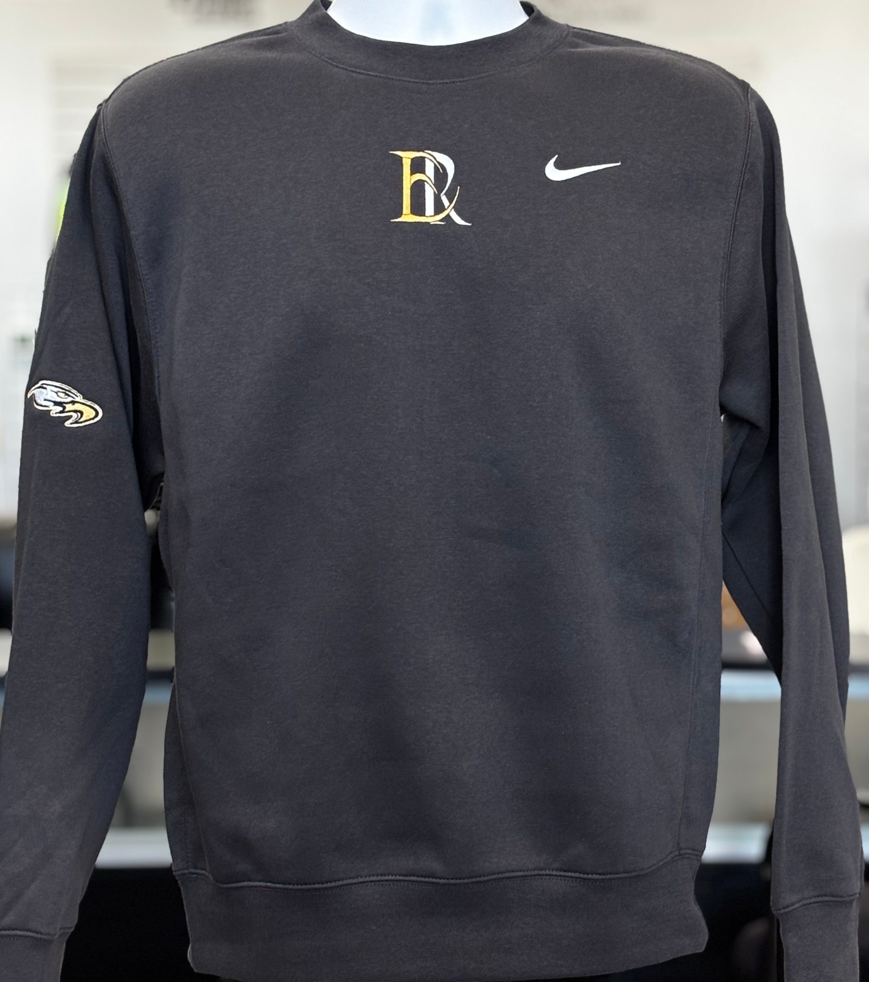 East Ridge Raptors ER Nike Club Fleece Crew Neck