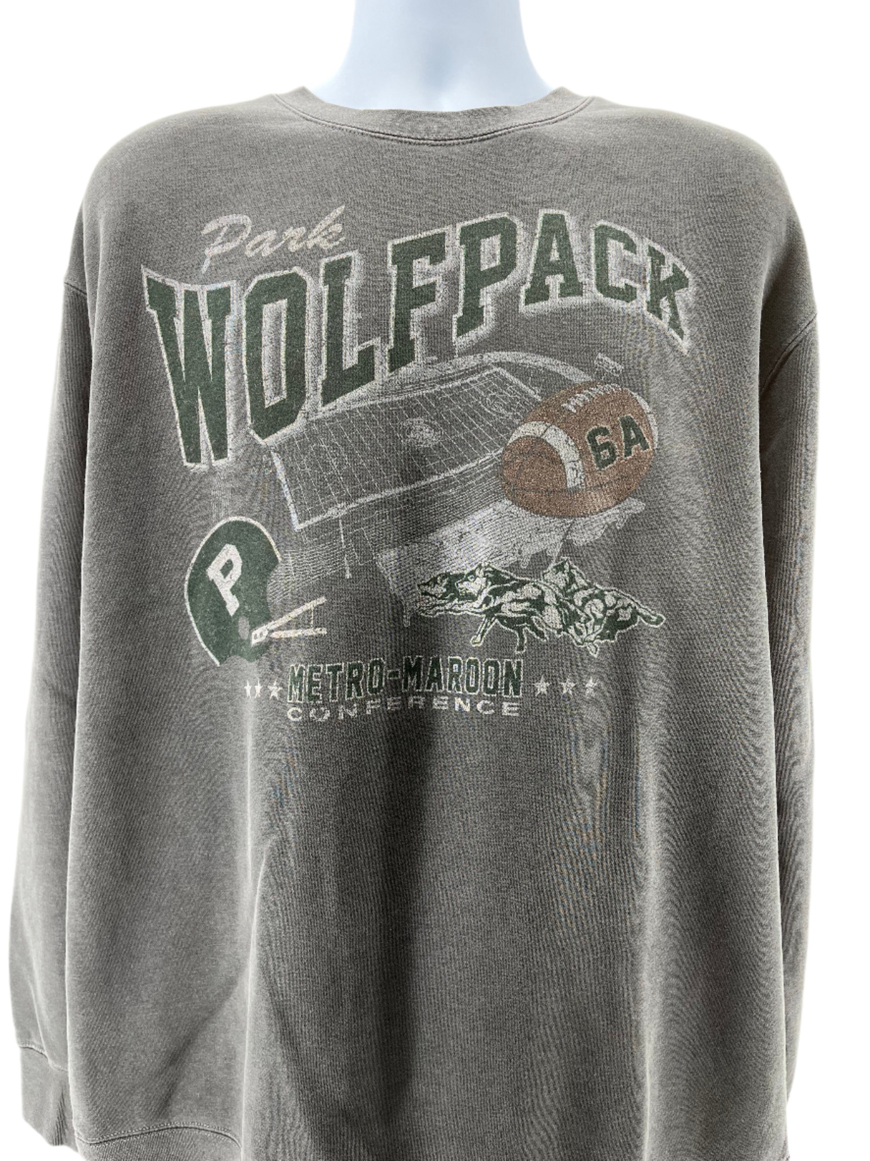 Park Football Distressed Independent Crew-Crew Necks-Advanced Sportswear