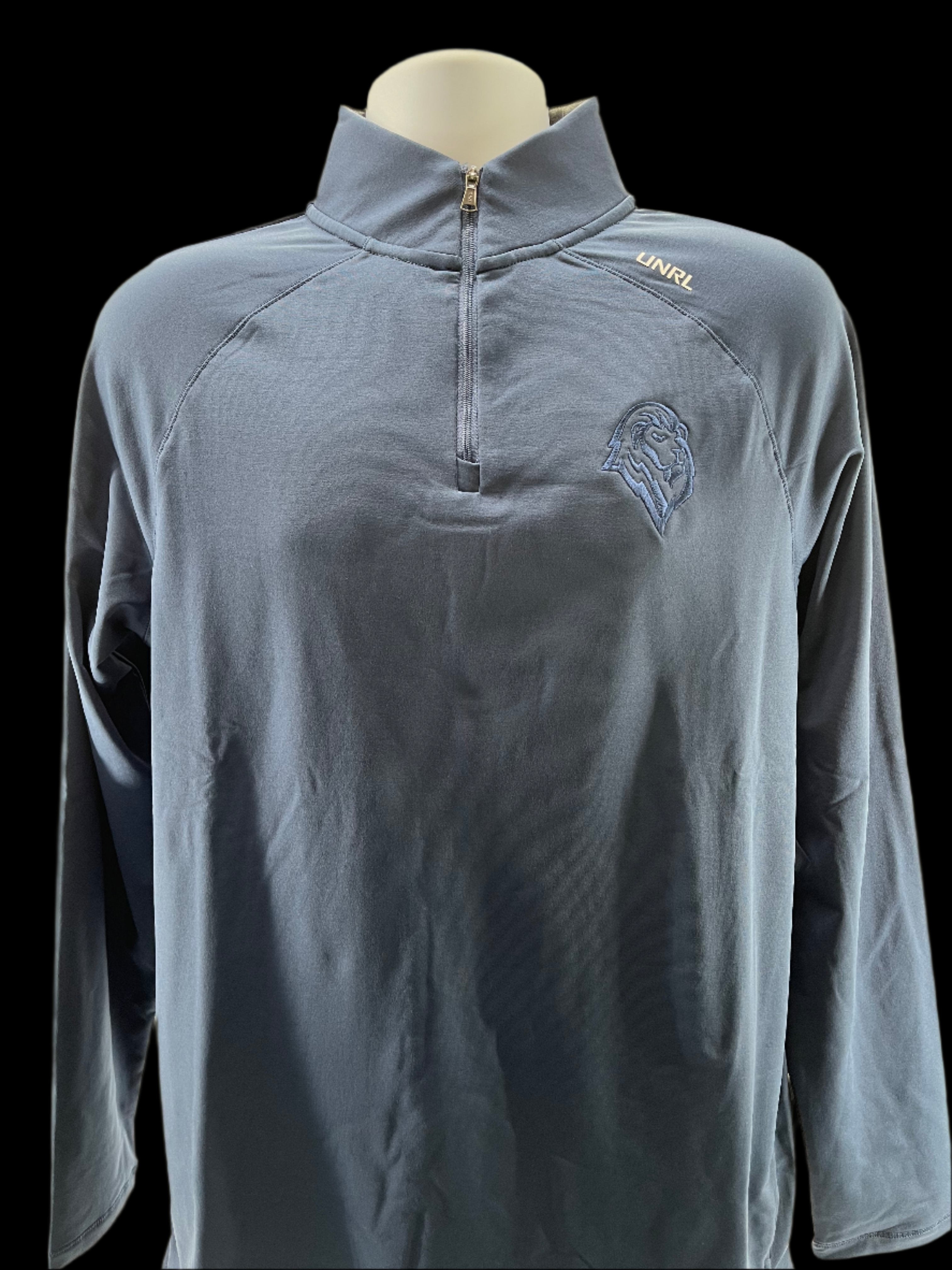 Lions Head UNRL Interlock Quarter ZIp-1/4 ZIP-Advanced Sportswear