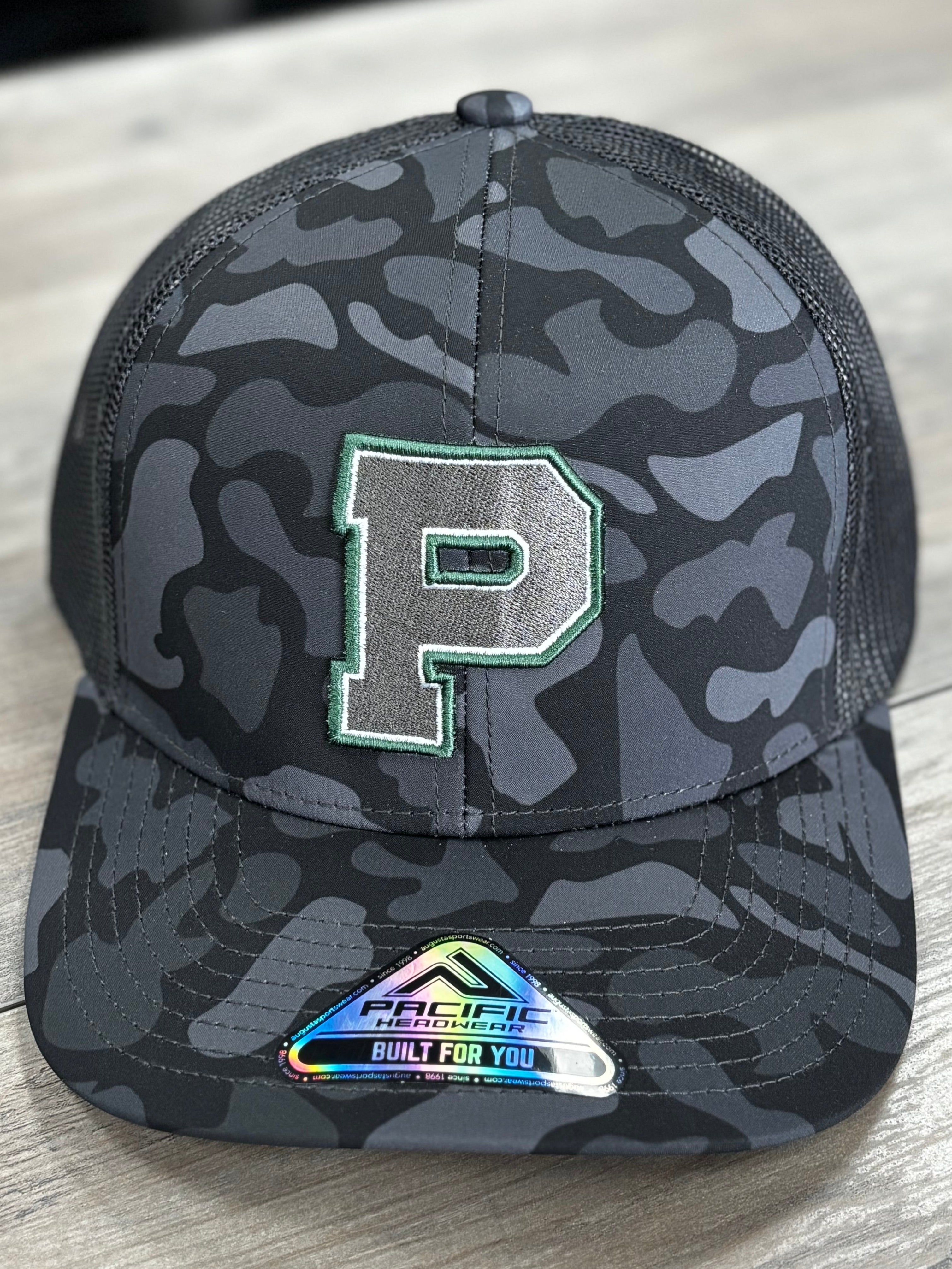 Park Wolfpack P Pacific Duck Camo Trucker Snapback Hat-Hats-Advanced Sportswear