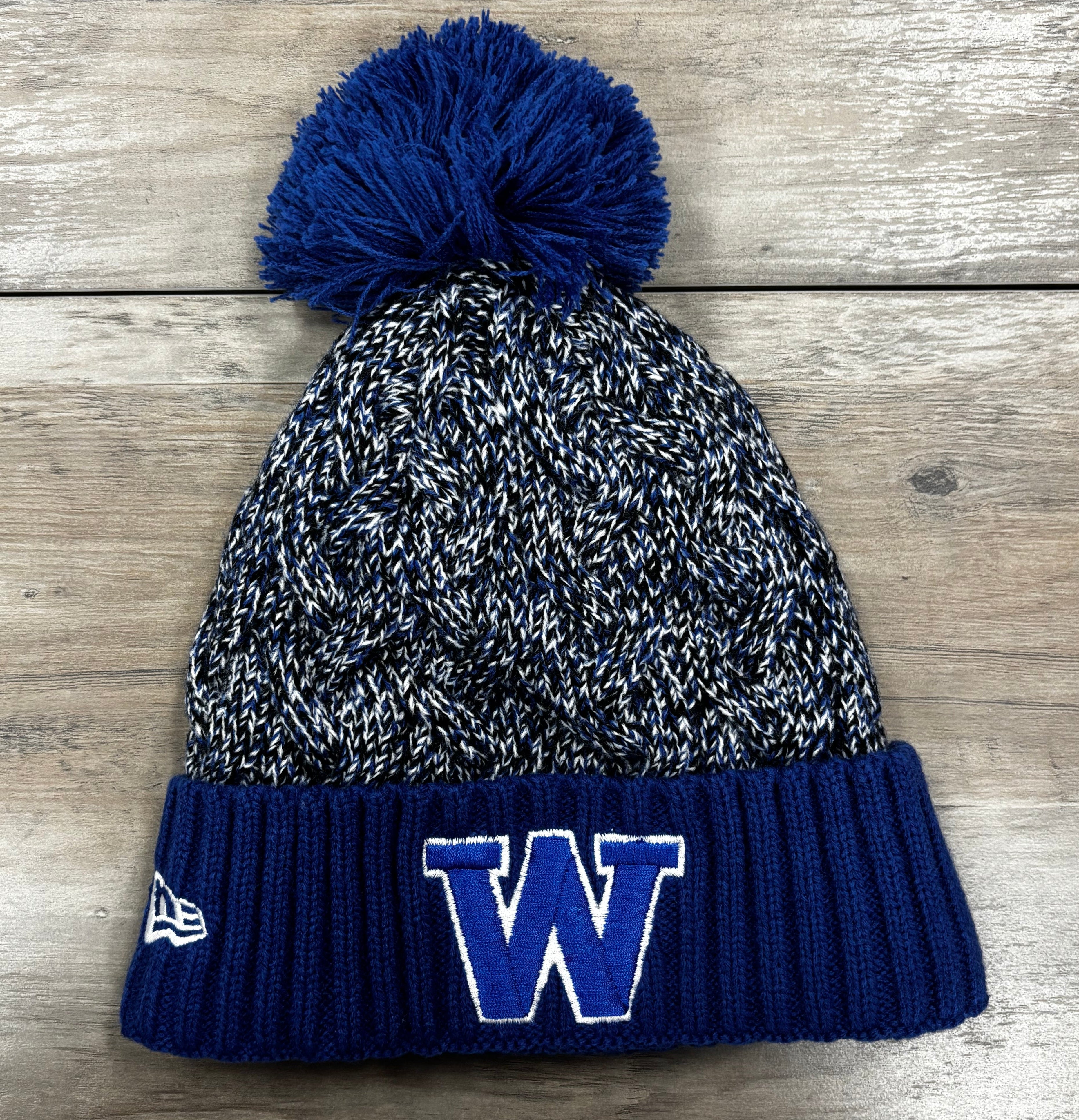 Woodbury Royals W New Era® Marled Knit Pom Beanie-Hats-Advanced Sportswear