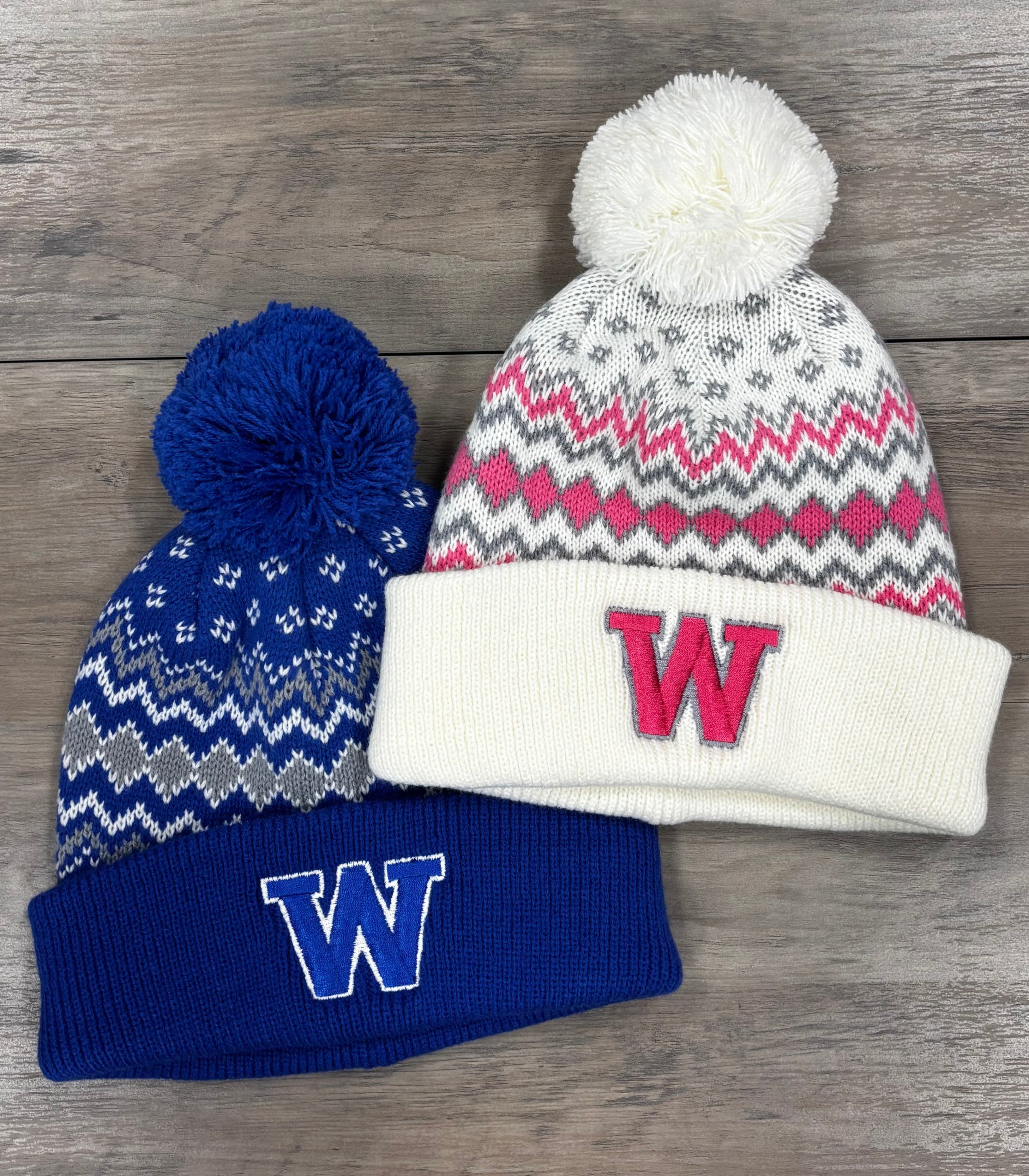 Woodbury Royals W Port Authority® Alpine Pom Beanie-Hats-Advanced Sportswear