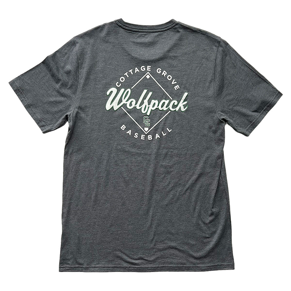 CG Wolfpack New Era Tri-Blend Tee-TShirts-Advanced Sportswear