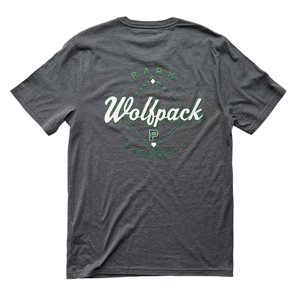 P Wolfpack New Era ® Tri-Blend Tee-CLEARANCE-TShirts-Advanced Sportswear
