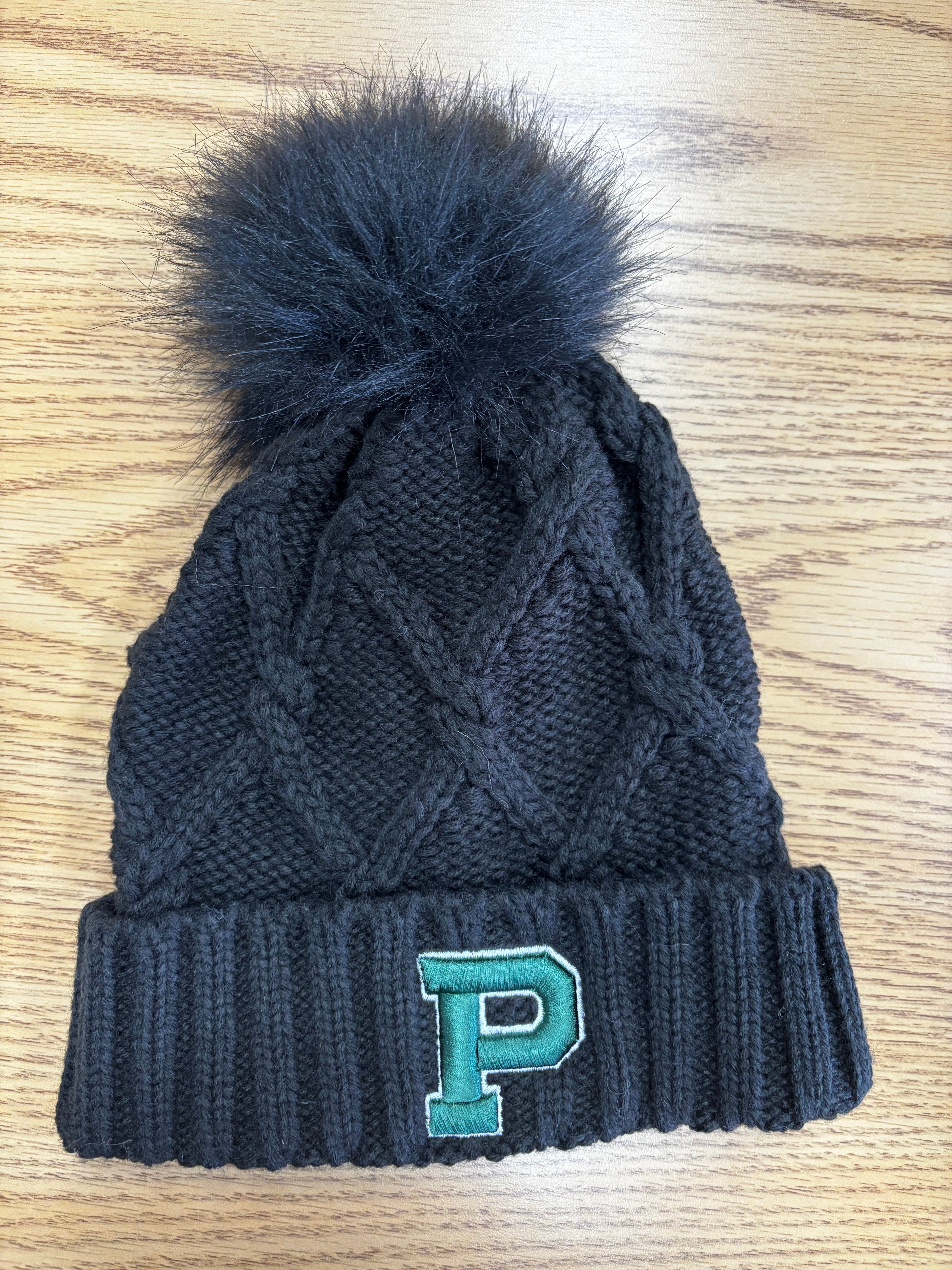 Puff P New Era Faux Fur Pom Beanie-Hats-Advanced Sportswear
