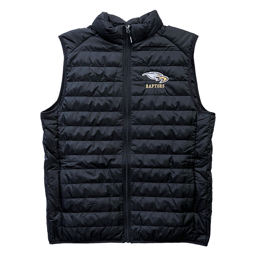 Raptors Men's Packable Puffer Vest-Vests-Advanced Sportswear