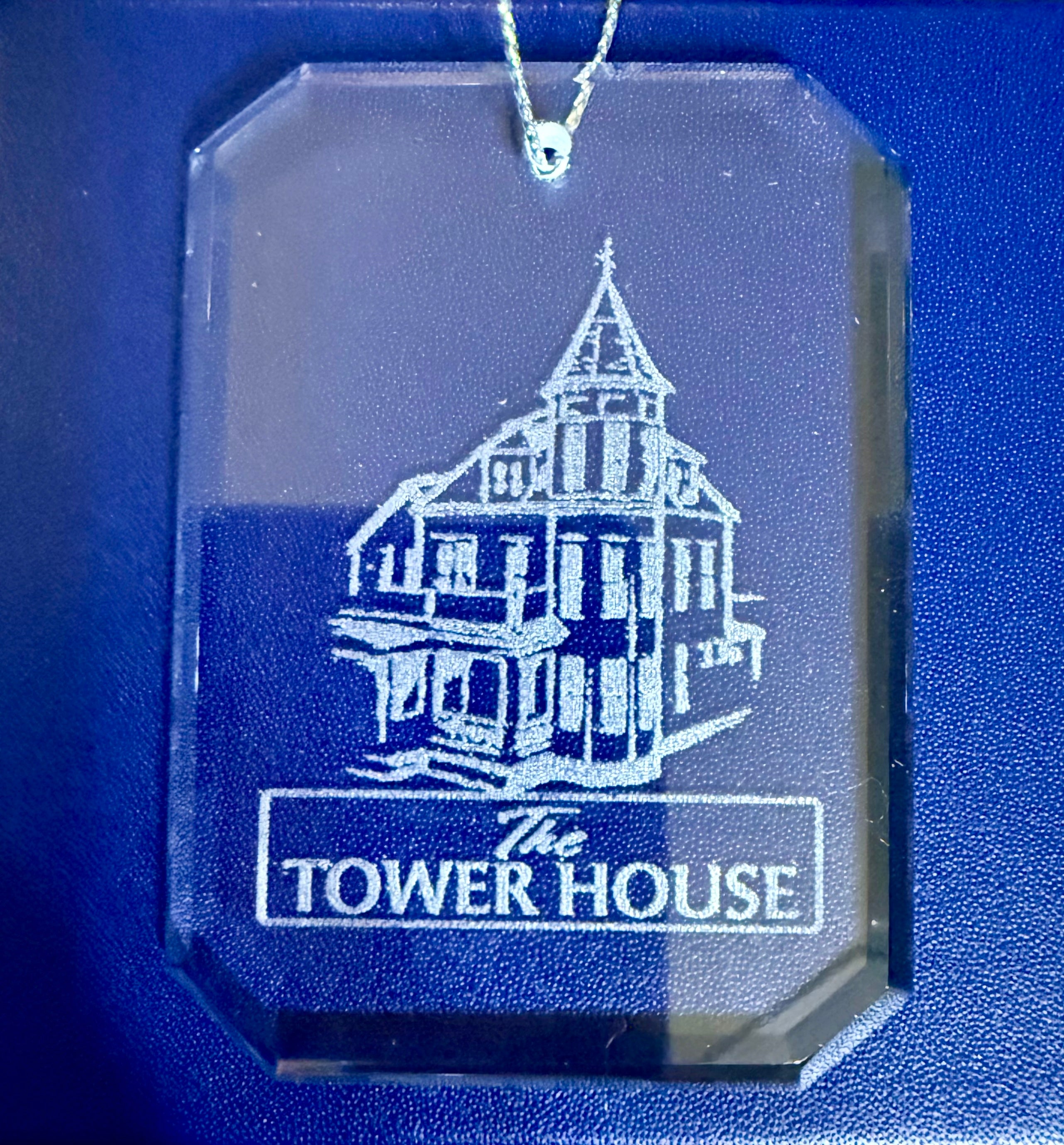 Tower House Crystal Engraved Ornament-Accessories-Advanced Sportswear
