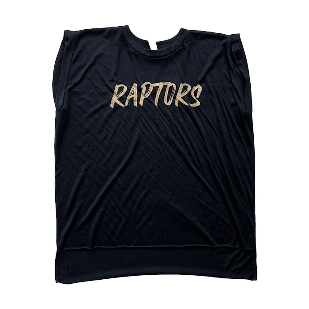 Raptors Women’s Flowy Rolled Cuff Muscle Tee-TShirts-Advanced Sportswear