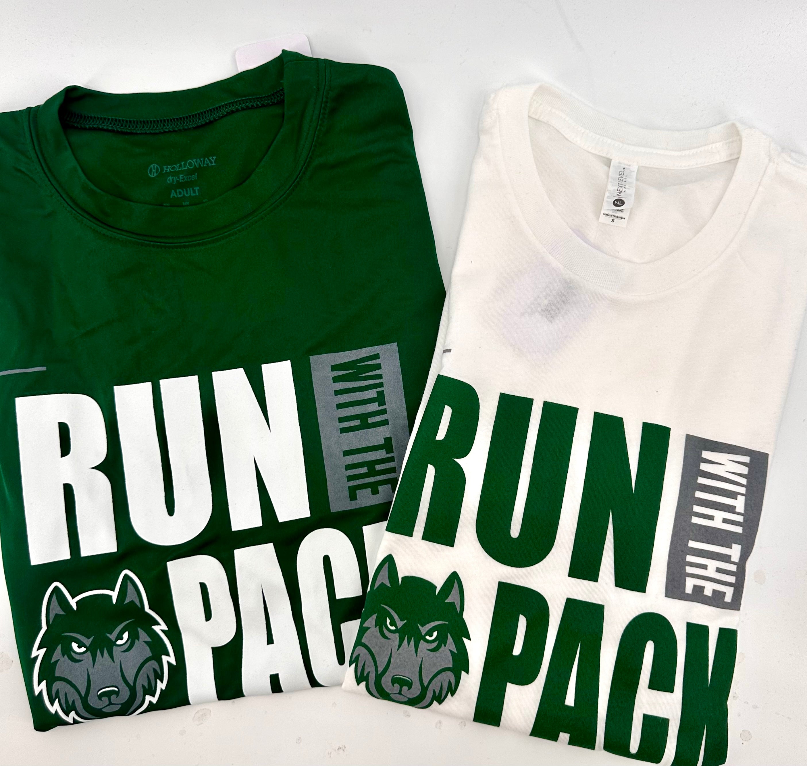 WOLFPACK RUN THE PACK Next Level Apparel® Unisex Tri-Blend Tee-T'shirt-Advanced Sportswear