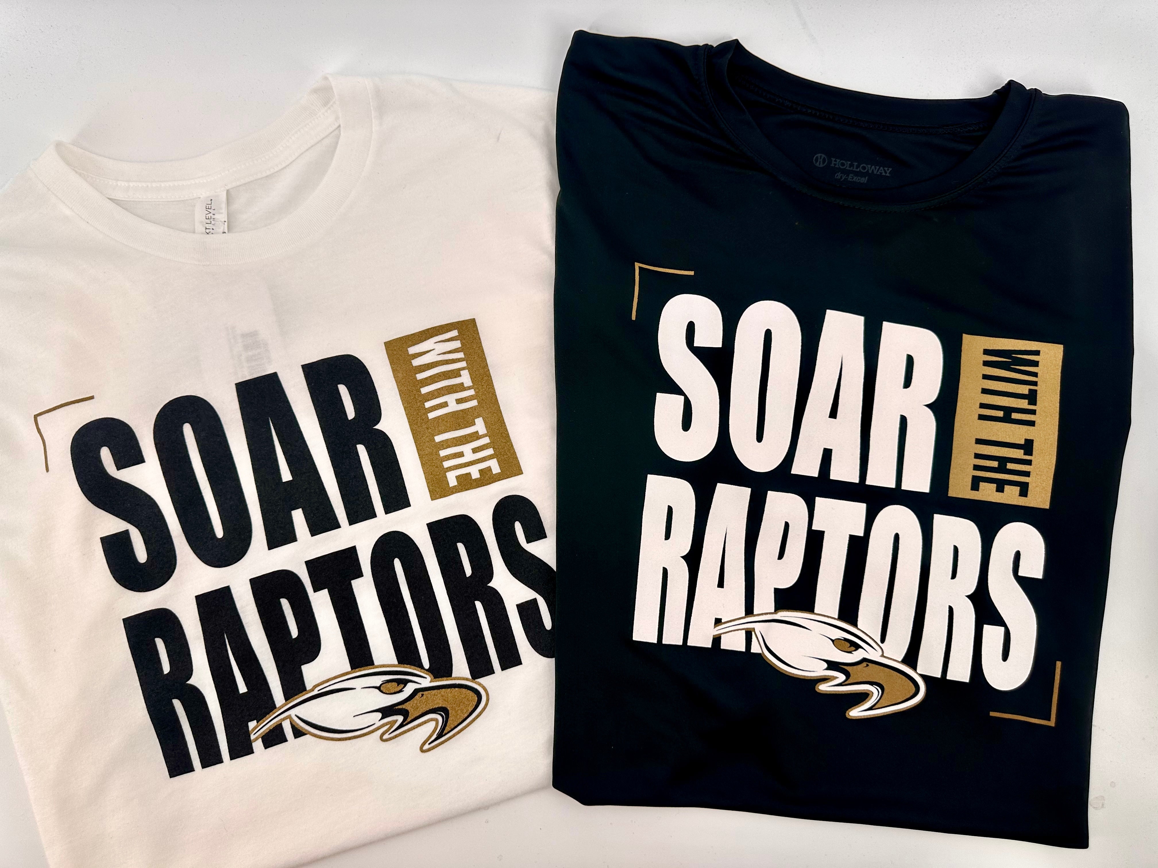 RAPTORS SOAR Next Level Apparel® Unisex Tri-Blend Tee-T'shirt-Advanced Sportswear