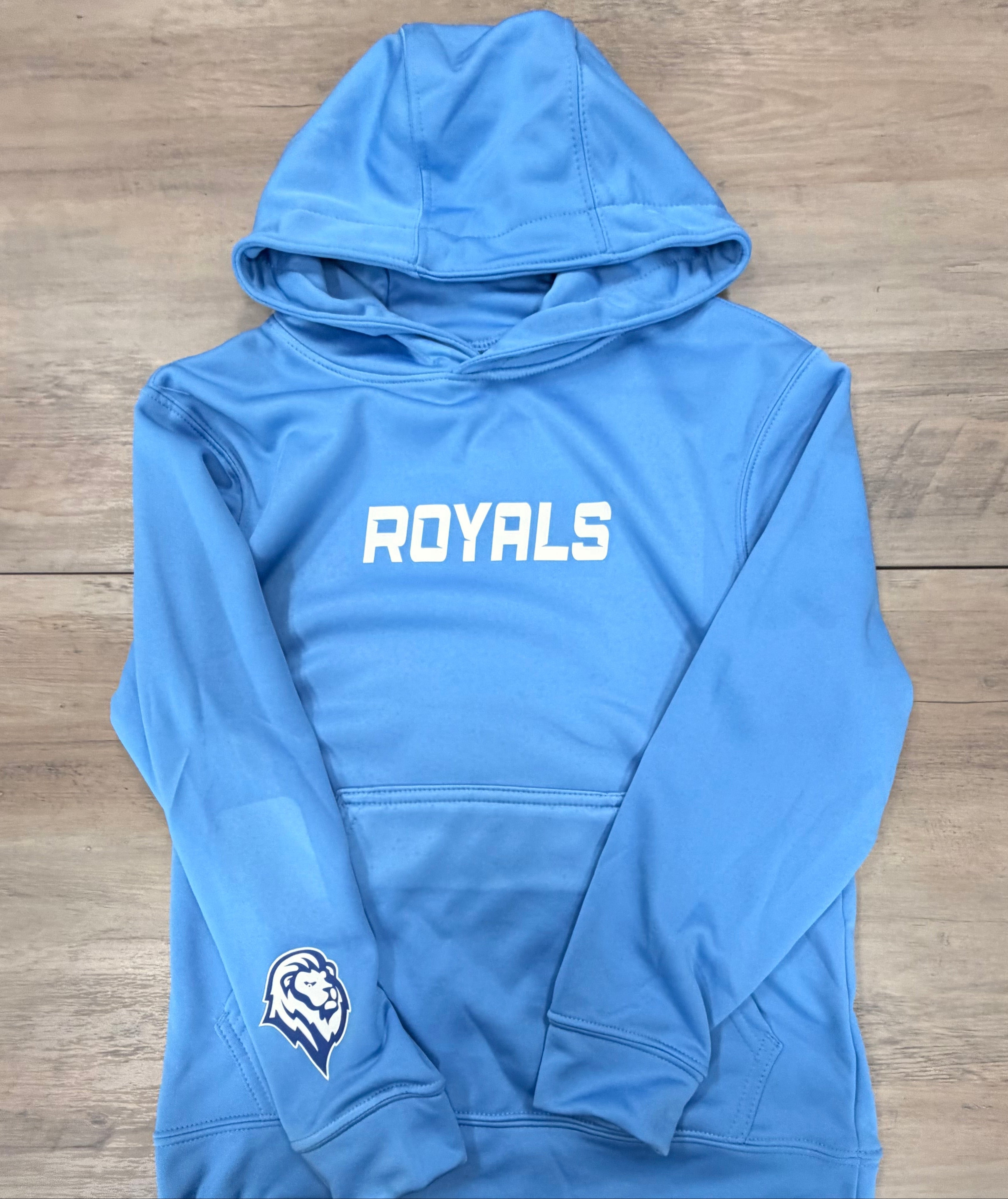 Royals light Blue Augusta Youth Hoodie-Hoodies-Advanced Sportswear