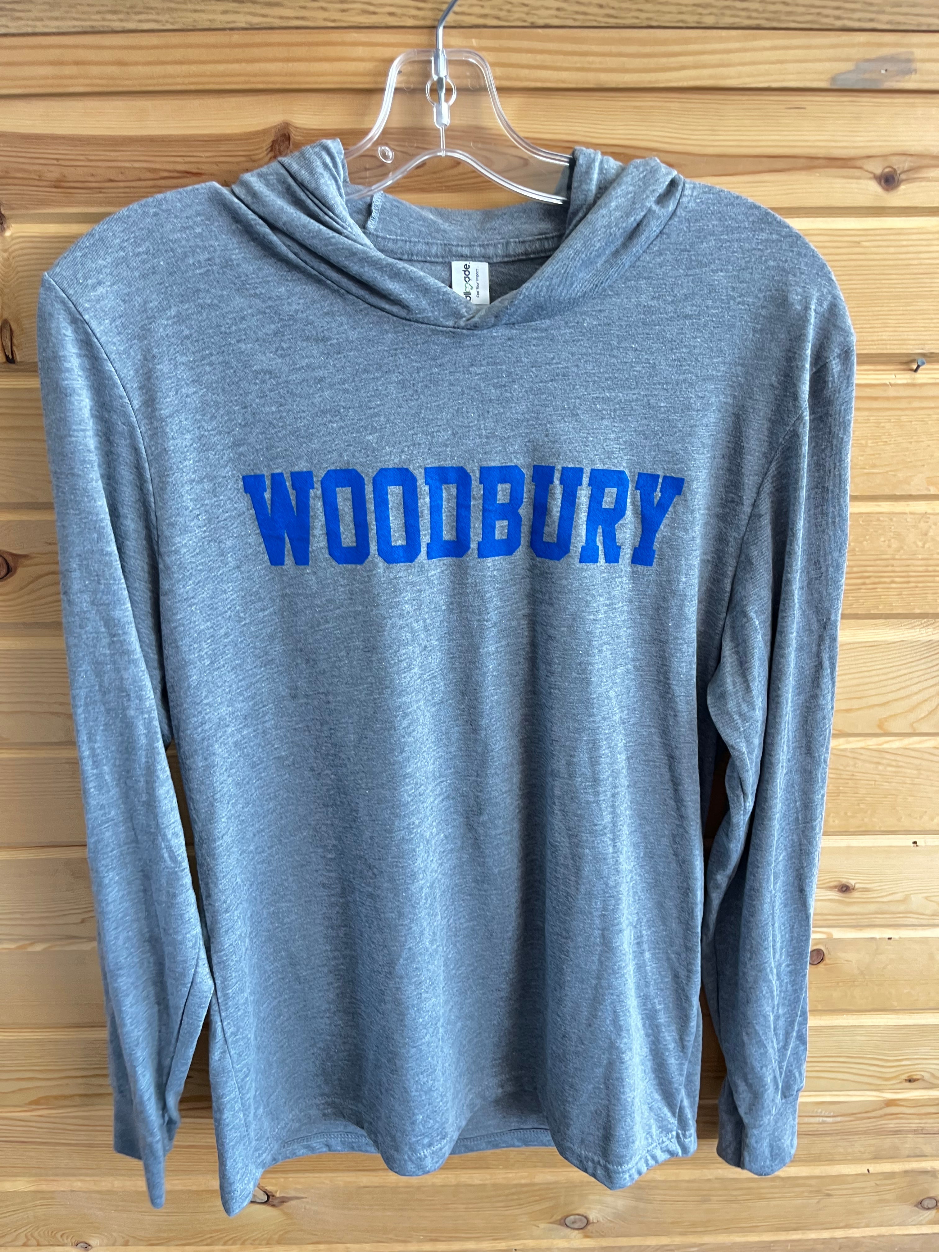 WOODBURY Tri-Blend Long Sleeve Hoodie Tee-Long Sleeve-Advanced Sportswear