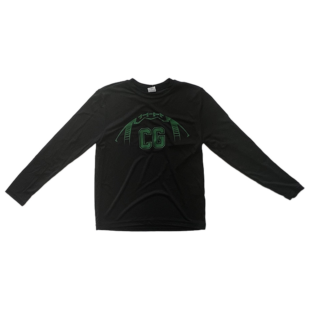 CG Football Sport-Tek Youth LS PosiCharge Competitor Tee-CLEARANCE-Long Sleeve-Advanced Sportswear