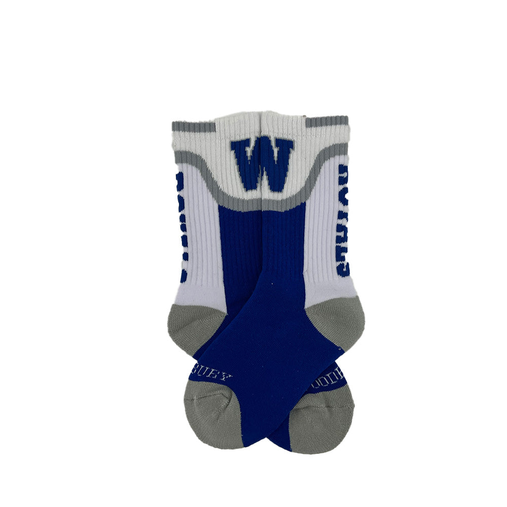 Woodbury Royals Long Crew Sock-Accessories-Advanced Sportswear