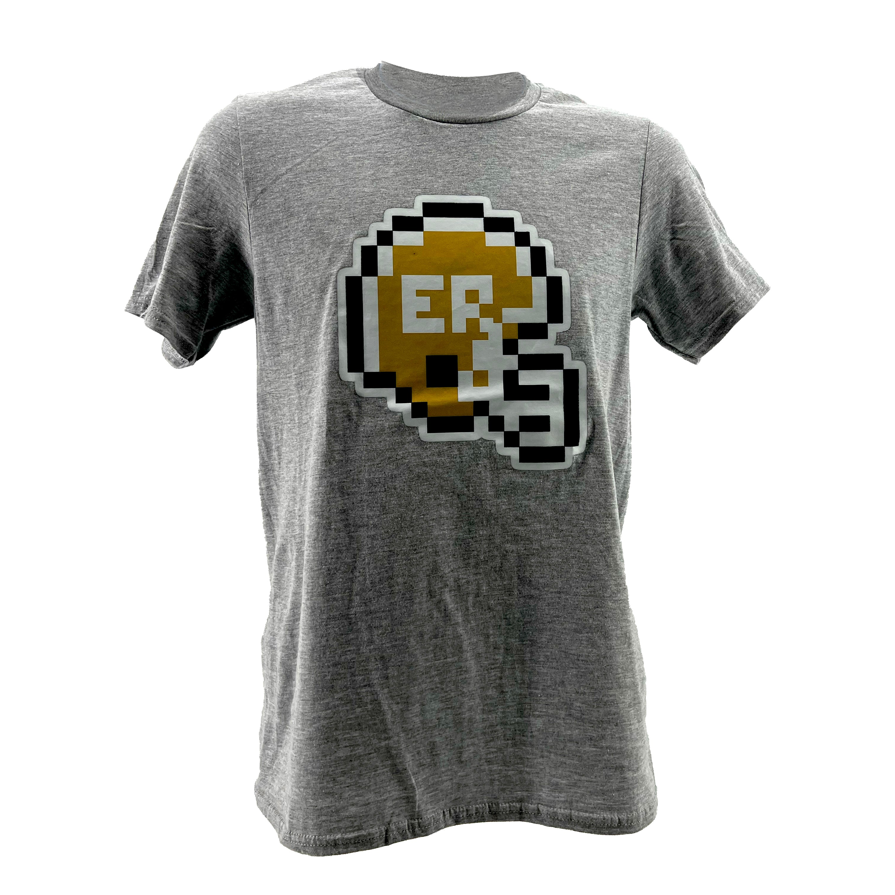 ER Pixel Football Helmet Tee CLEARANCE-TShirts-Advanced Sportswear