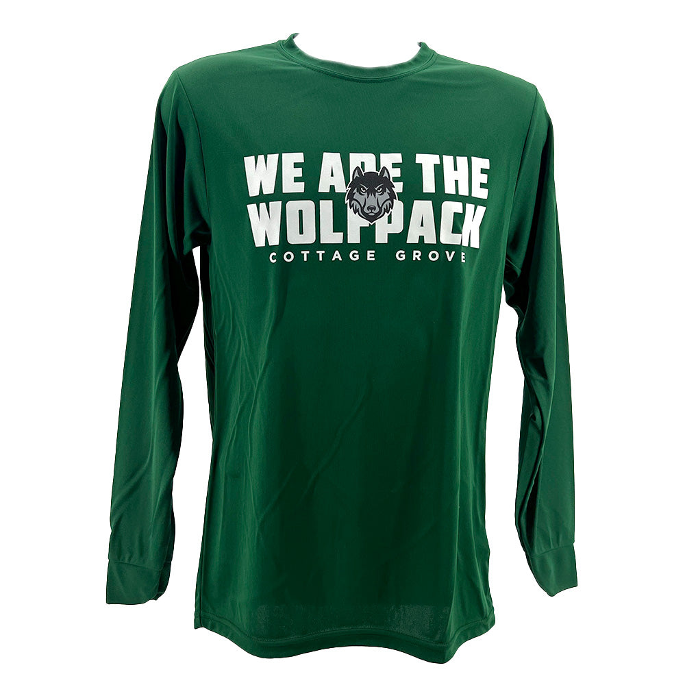 We Are Wolfpack Wicking Long-Sleeve T-Shirt-Long Sleeve-Advanced Sportswear