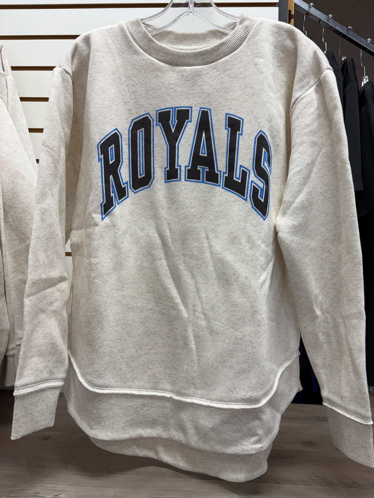 Royals Vintage Wash LAT women's crewneck-Crew Necks-Advanced Sportswear