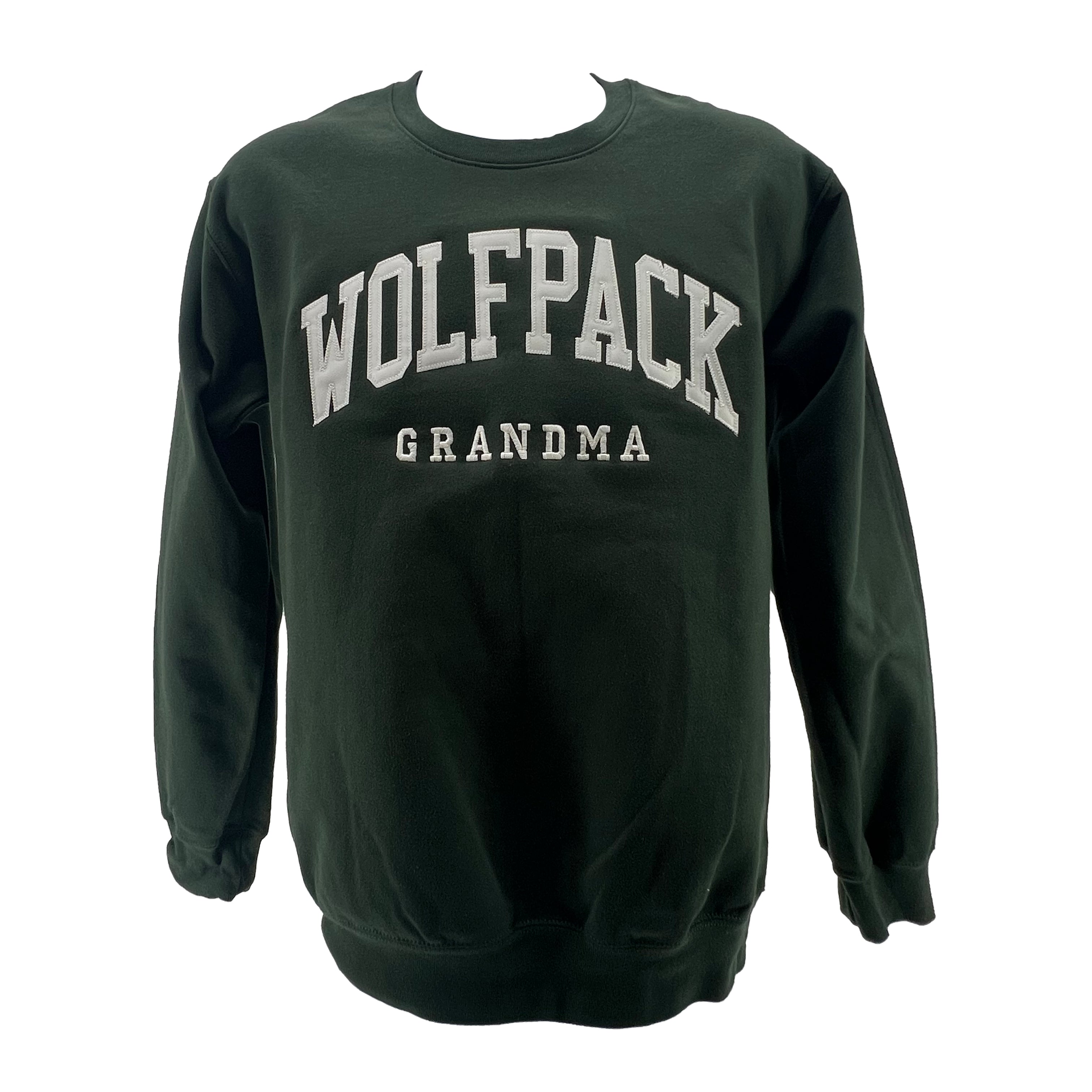 Wolfpack Grandma Fleece Crewneck-Crew Necks-Advanced Sportswear
