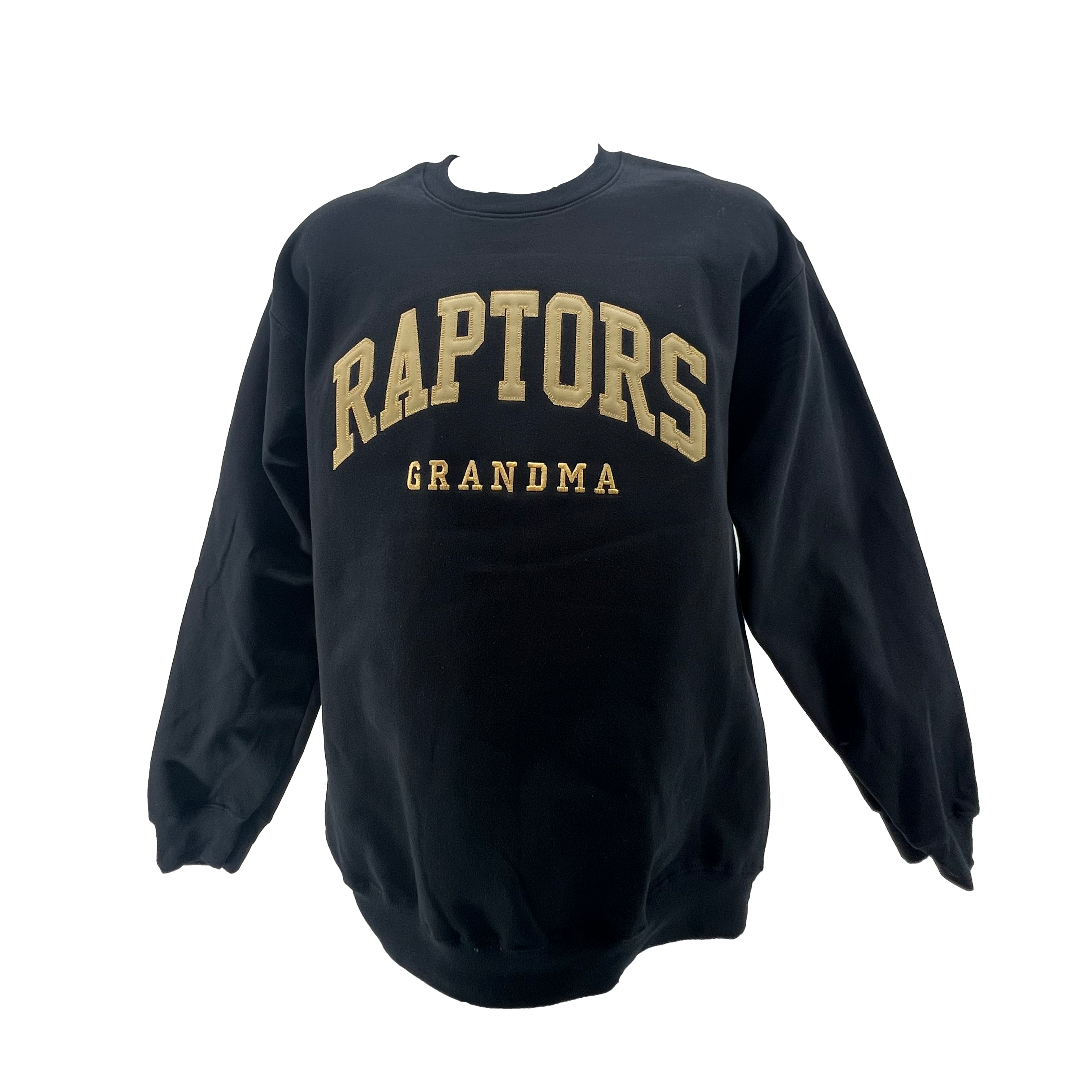 Raptors Grandma Fleece Crewneck-Crew Necks-Advanced Sportswear