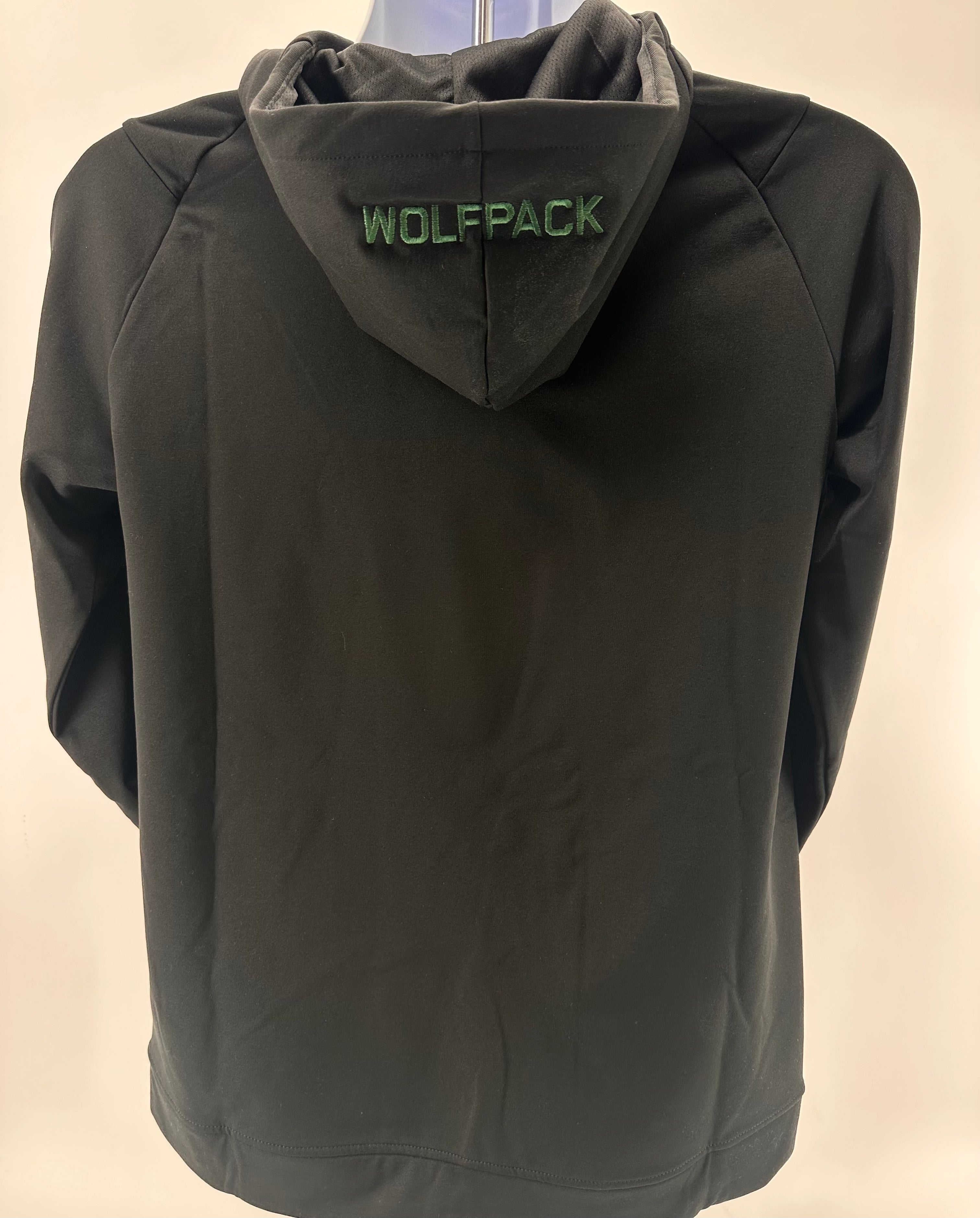 Wolfhead Puff Outline UNRL Crossover Hoodie-HOODIE-Advanced Sportswear