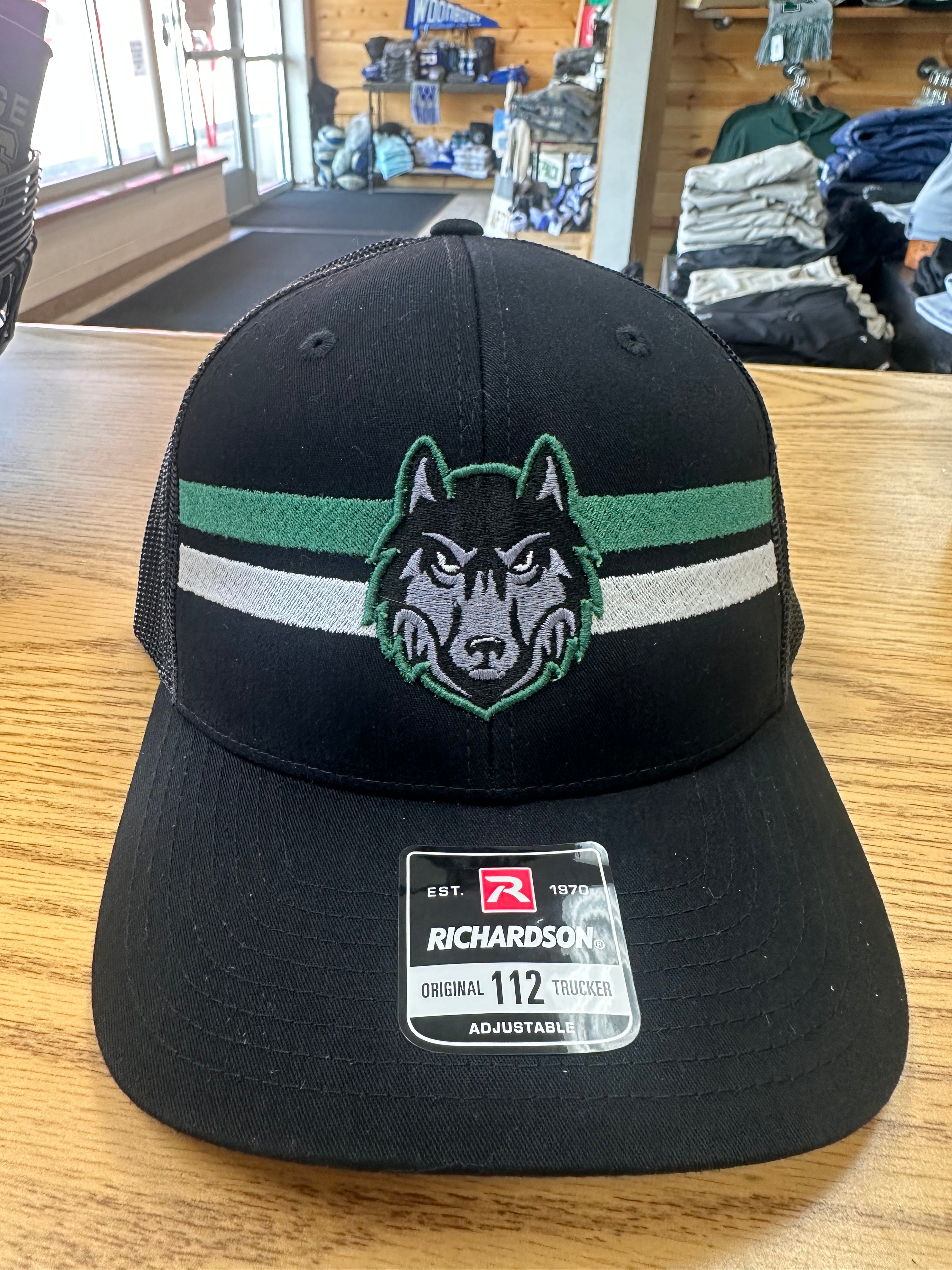 Wolfhead Hockey Stripe 112 Hat-Hats-Advanced Sportswear