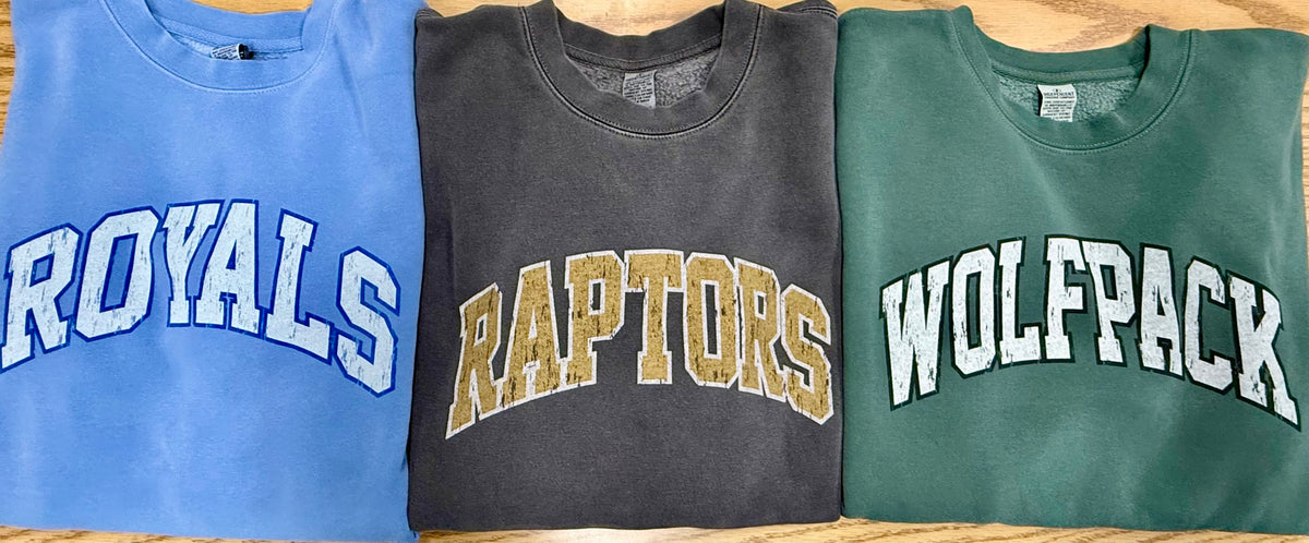 Wolfpack Vintage Wash Crewneck-Crew Necks-Advanced Sportswear