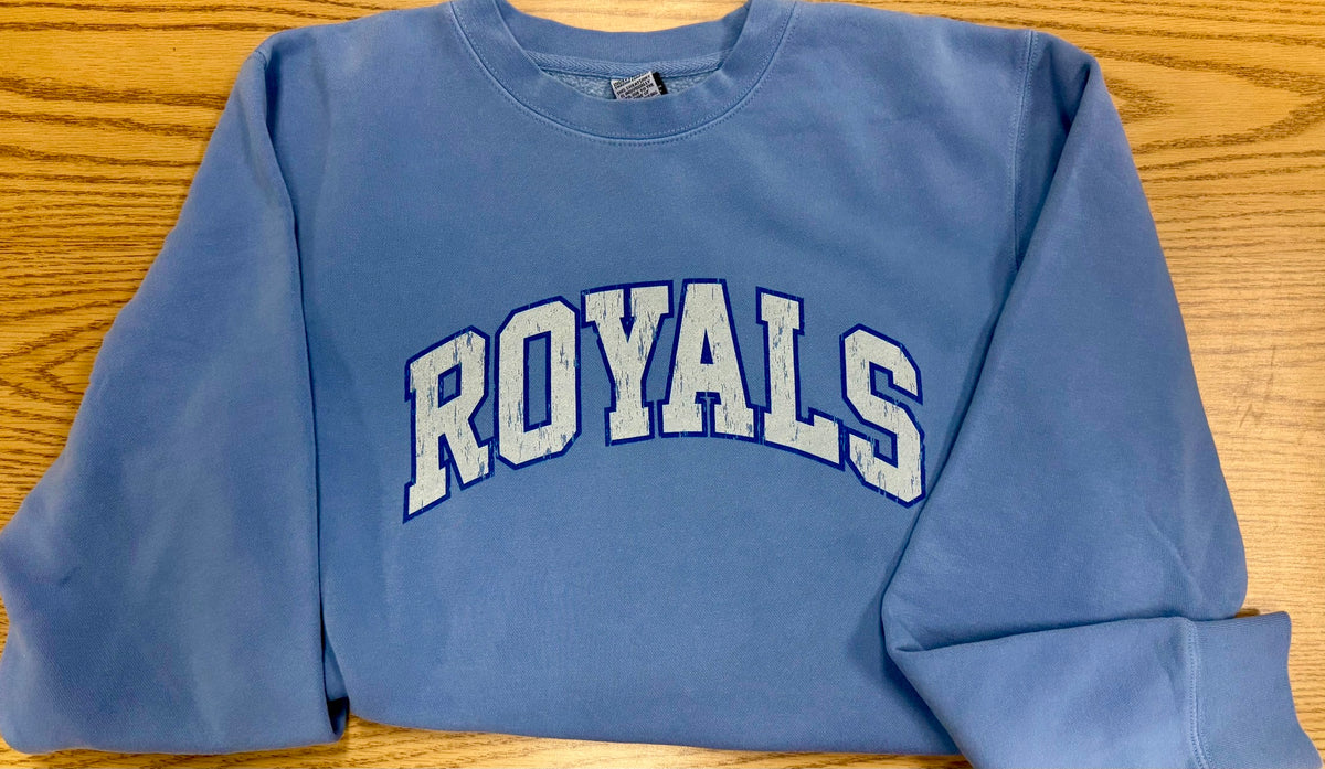 Royals Vintage wash crewneck-Crew Necks-Advanced Sportswear