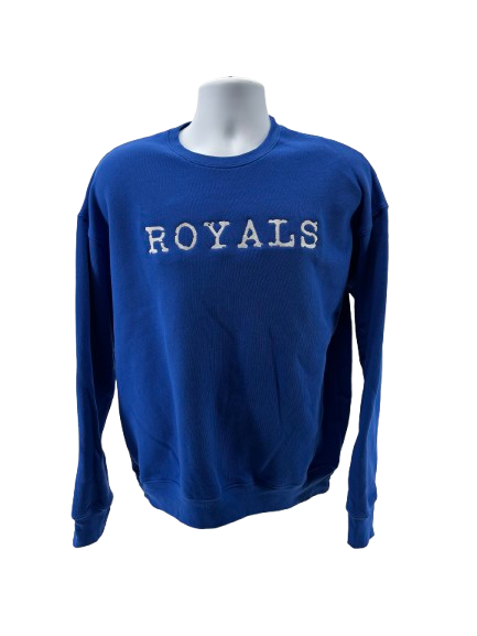 Woodbury Royals Distressed Bella Canvas Crewneck-Advanced Sportswear