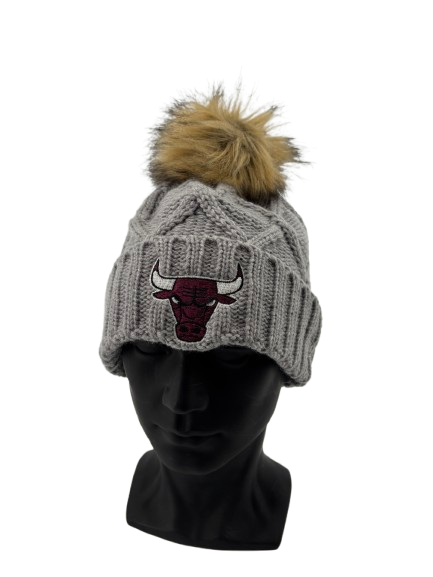 SSP New Era Faux Fur Pom Beanie-Hats-Advanced Sportswear