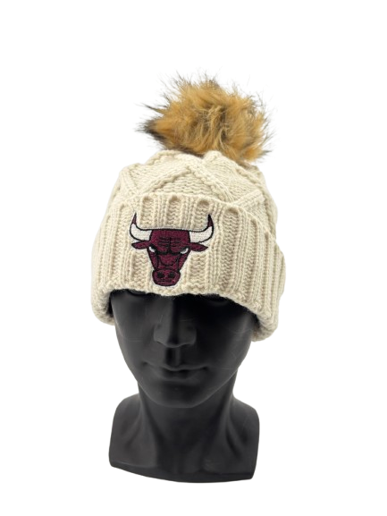 SSP New Era Faux Fur Pom Beanie-Hats-Advanced Sportswear