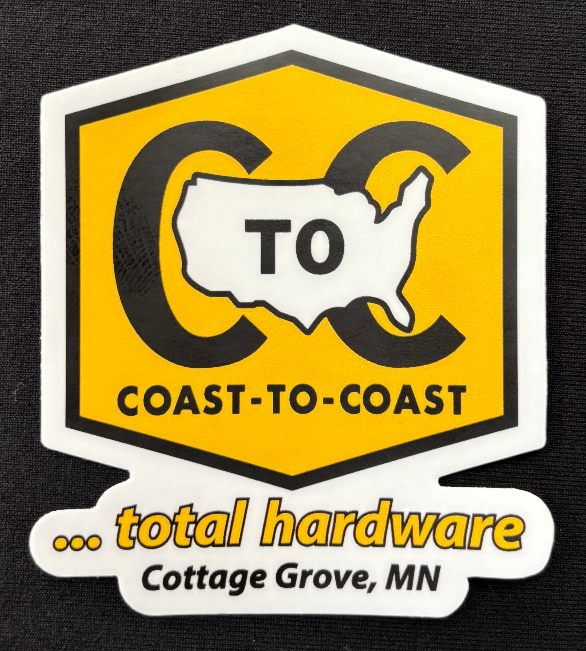 COAST TO COAST THROWBACK STICKER-Stickers-Advanced Sportswear